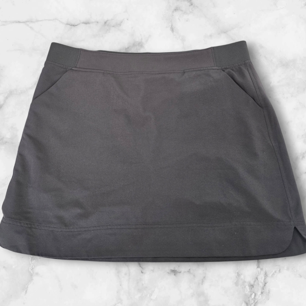 32 Degrees Black Mini Skirt W Built In Shorts And Pockets